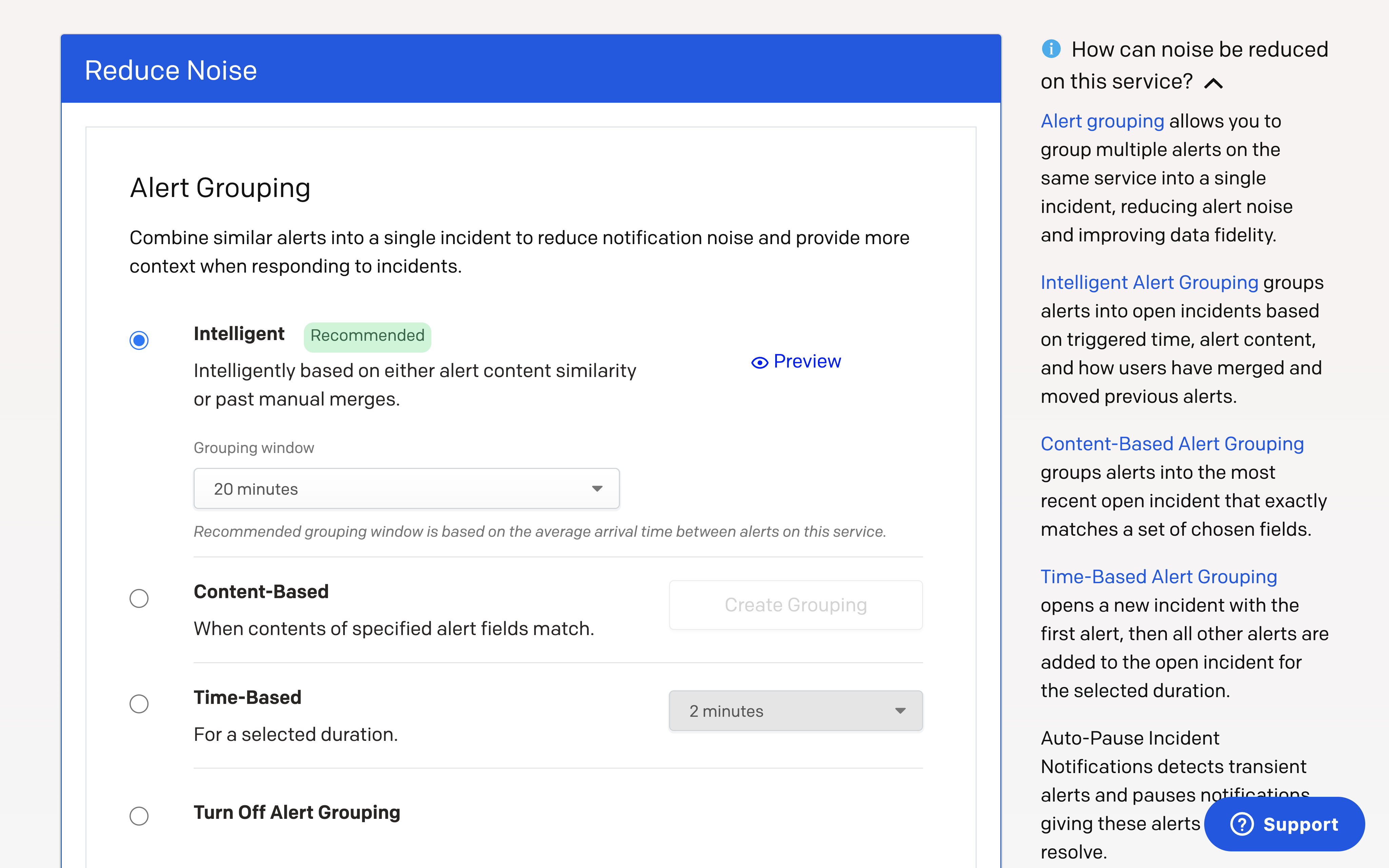 intelligent-alert-grouping-settings-reduce-noise-20-min-grouping-window-recommended